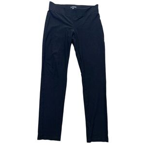 Eileen Fisher Pants Women XS Black Stretch Crepe Full Length Slim Capsule PullOn